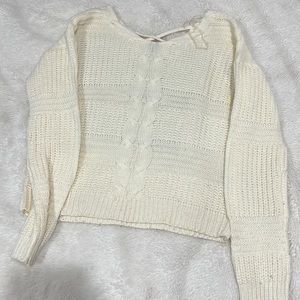 Cream Knit Sweater